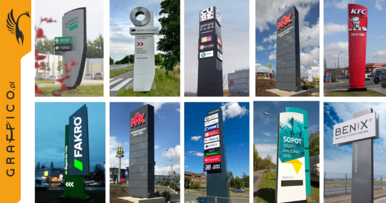 Witacze, pylony i słupy reklamowe – Jak przygotować się do inwestycji?