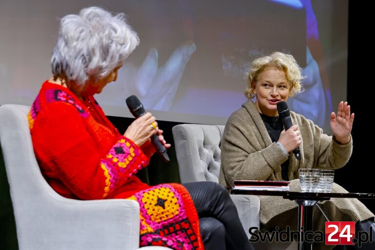 Dominika Ostałowska odwiedziła Świdnicę. Znana aktorka opowiadała o życiu i karierze [FOTO]