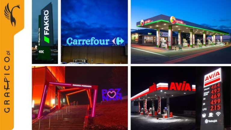 Estetyka światła: różnorodność form reklamy świetlnej