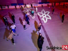 Dyskoteka w święto zakochanych na świdnickim lodowisku