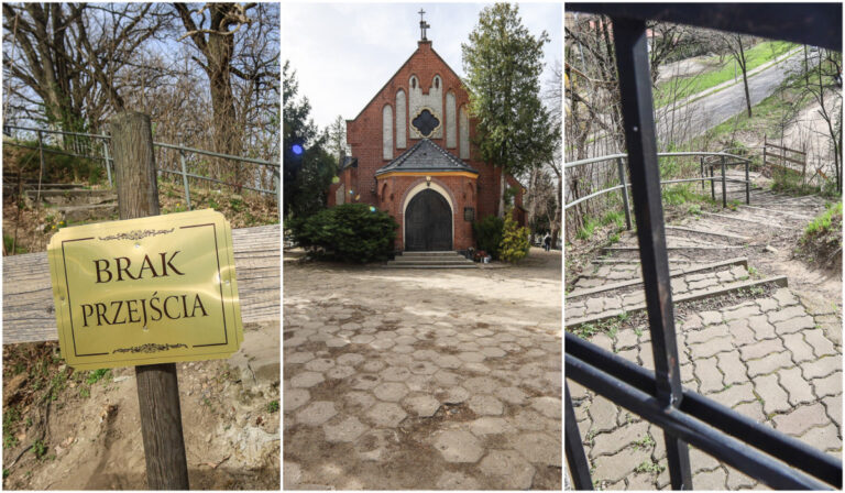 Droga na cmentarz niczym tor przeszkód. Proboszcz świdnickiej katedry zapowiada rozpoczęcie remontu
