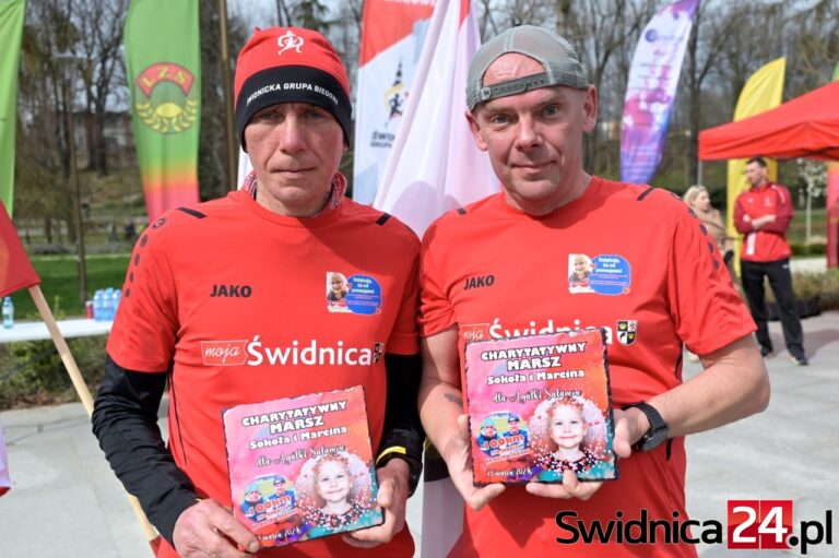 Sokół i Marcin przeszli 100 kilometrów dla Agatki!