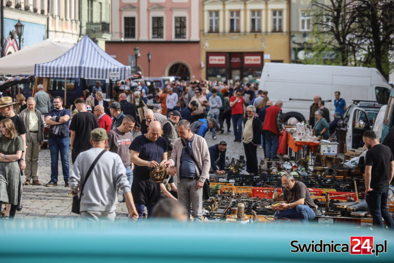 Tłumy na świdnickiej Giełdzie Staroci, Numizmatów i Osobliwości [FOTO/VIDEO]