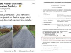 Prezydent Świdnicy wytłumaczyła prokuratorom i nie ma sprawy ulicy Tenisowej
