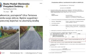 Prezydent Świdnicy wytłumaczyła prokuratorom i nie ma sprawy ulicy Tenisowej