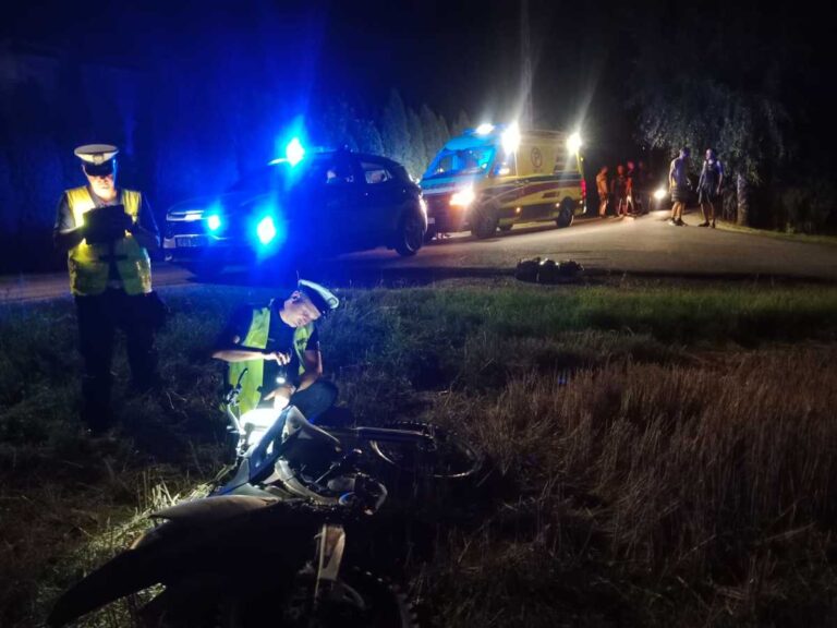 16-latek uciekał motocrossem przed policją