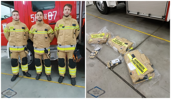 Strażacy z OSP Świdnica z nowymi ubraniami ochronnymi