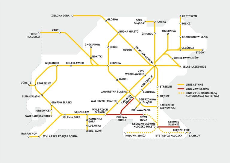 Przywrócenie połączeń pasażerskich między Świdnicą a Jedliną-Zdrojem planowane na piątek