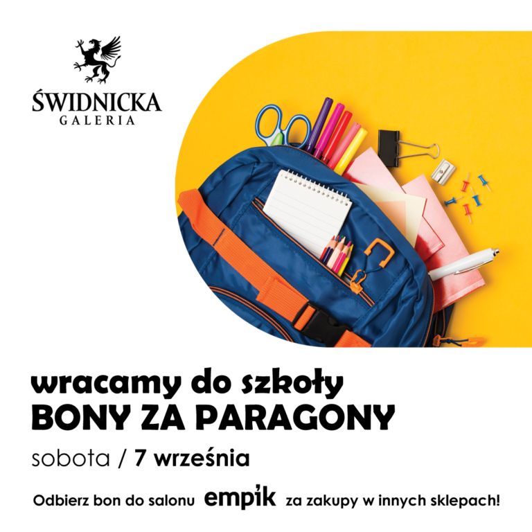 Akcja „Wracamy do szkoły” w Galerii Świdnickiej