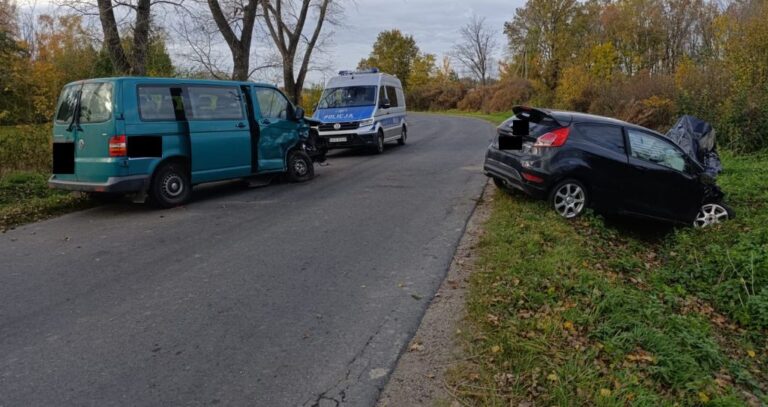 Czołowe zderzenie między Bojanicami a Lutomią