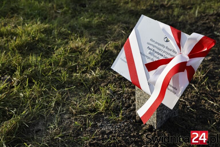 Zamiast informacji o zasłużonych, nazwiska prezydenta i przewodniczącego Rady Miejskiej