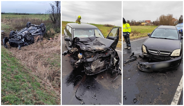 Zderzenie w Piotrowicach. Są wstępne ustalenia policji [FOTO]