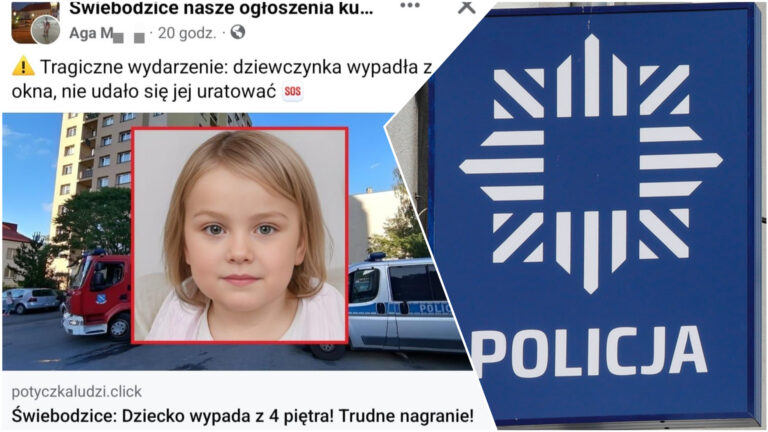 Żadne dziecko nie ucierpiało. Oszuści rozpowszechniają fałszywe informacje w celu wyłudzenia danych