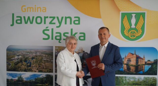Barbara Kosak i Grzegorz Grzegorzewicz. fot. ze strony UM w Jaworzynie Śląskiej