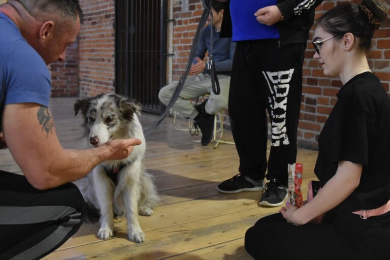 Psy pomagają osadzonym w Areszcie Śledczym, osadzeni psom