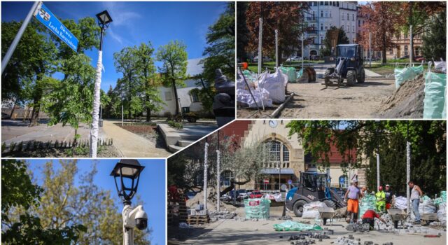 rewitalizacja plac Grunwaldzki skwer Kaczynskiego 2025.04.30 mix