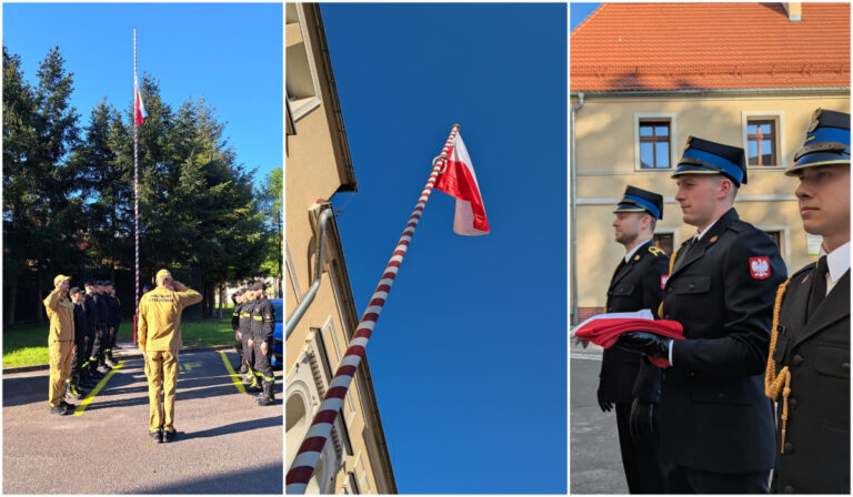 Strażacy uczcili Święto Flagi RP [FOTO]