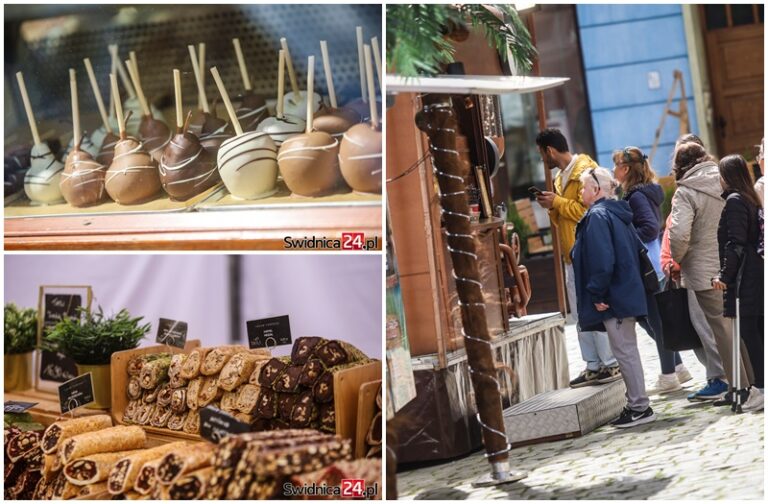 Świdnica stała się miastem czekolady i słodyczy. Rozpoczął się Festiwal Słodkości, Smaku i Rękodzieła [FOTO/VIDEO]