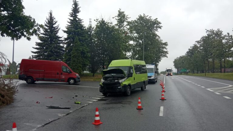 Zderzenie busów na ul. Esperantystów
