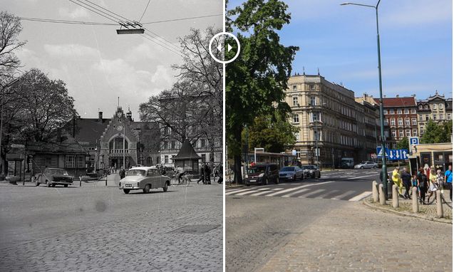 Świdnica wczoraj i dziś. Plac Grunwaldzki