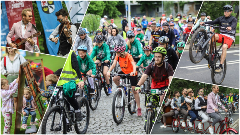 Rowerzyści opanowali miasto, piknik na boiskach OSiR. Dni Świdnicy na sportowo [DUŻO ZDJĘĆ/VIDEO]