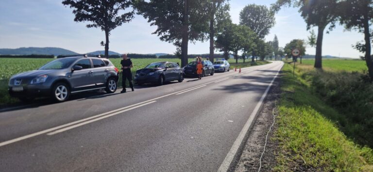 Trzy samochody zderzyły się na 35-tce