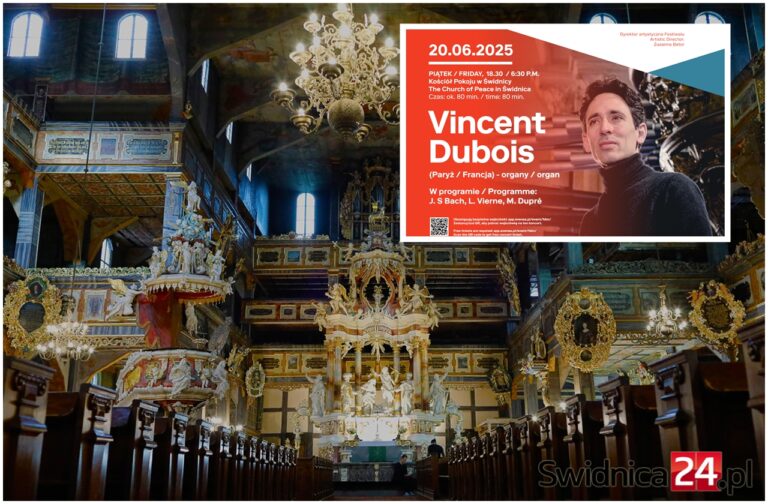 Organista Katedry Notre Dame, Vincent Dubois wystąpi w Świdnicy. Koncert zainauguruje X Festiwal Schlaga