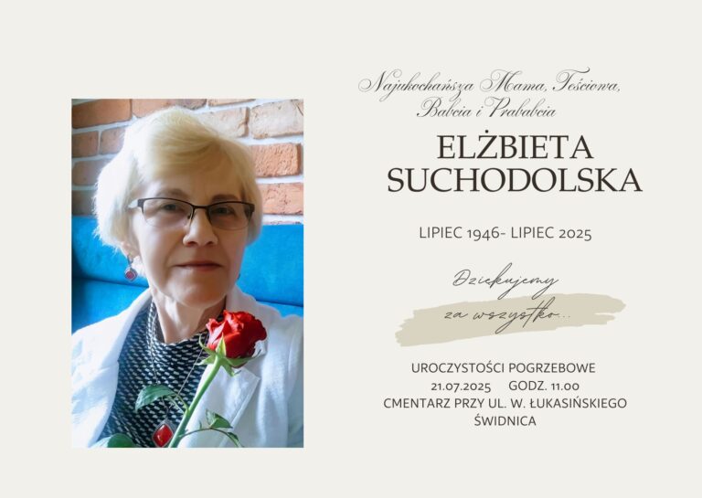 Zmarła Elżbieta Suchodolska
