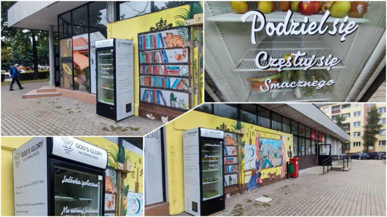 Lodówka społeczna powróciła do Świdnicy. „Każdy może podzielić się żywnością i poczęstować się”