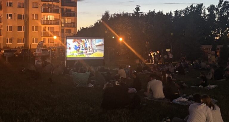 Zamiast kanapy i pilota – koc i trawa. Kino pod gołym niebem przyciągnęło świdniczan