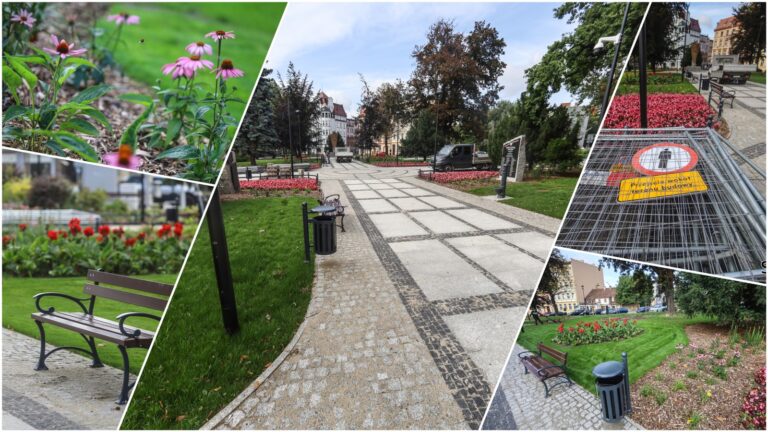Plac Grunwaldzki otwarty po rewitalizacji. Prace pochłonęły blisko 2,8 mln złotych [FOTO/VIDEO]