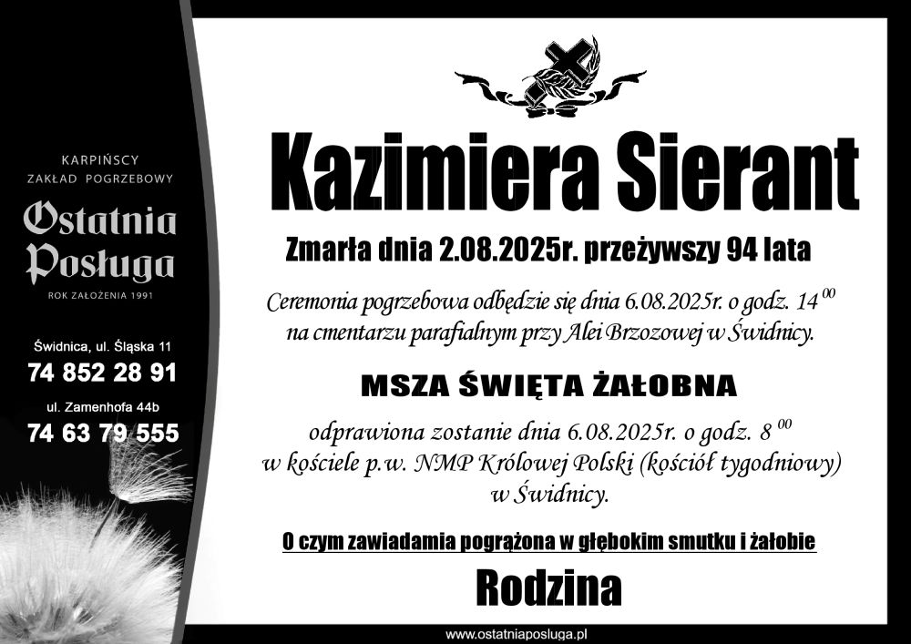 Kazimiera Sierant
