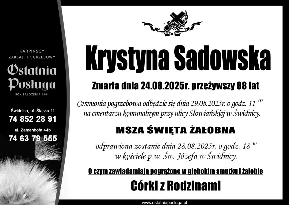 Krystyna Sadowska