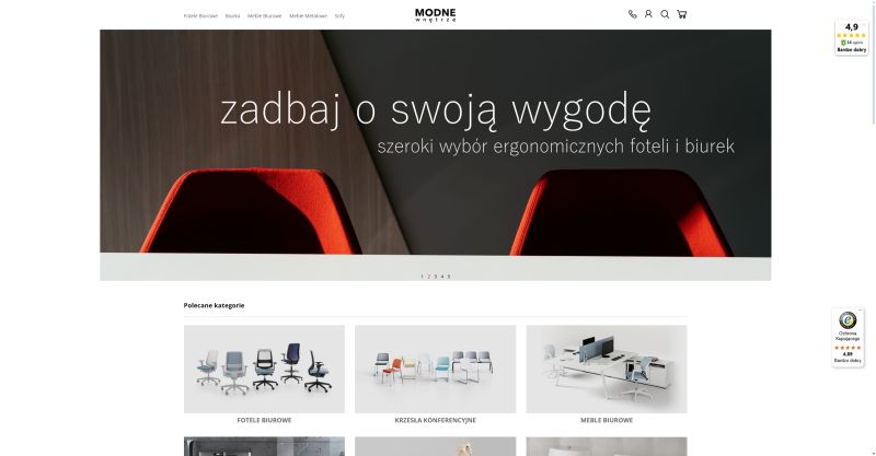 Meble biurowe Wrocław - Sklep Modnewnetrze.pl 