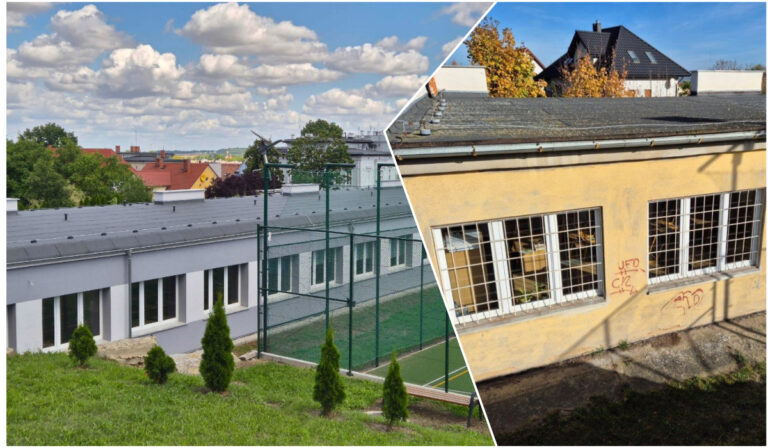 Pawilon strzegomskiego liceum wyremontowany i ocieplony [FOTO]