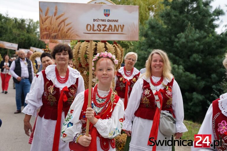 Gmina Strzegom bawiła się i dziękowała za plony w Olszanach [FOTO]