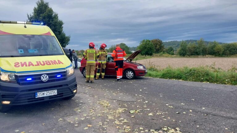 Zderzenie osobówek w Goczałkowie [FOTO]