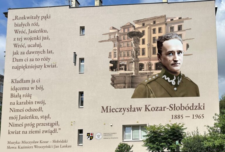 Mieczysław Kozar-Słobódzki będzie spoglądać na Świdnicę. Powstanie nowy mural [FOTO]