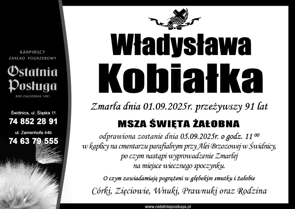 Władysława Kobiałka