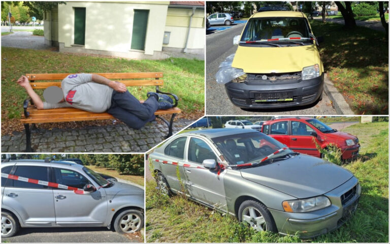 Dzieci biegające po dachu budynku, libacja przy pomniku papieża, parkowanie na trawniku. Interwencje straży miejskiej
