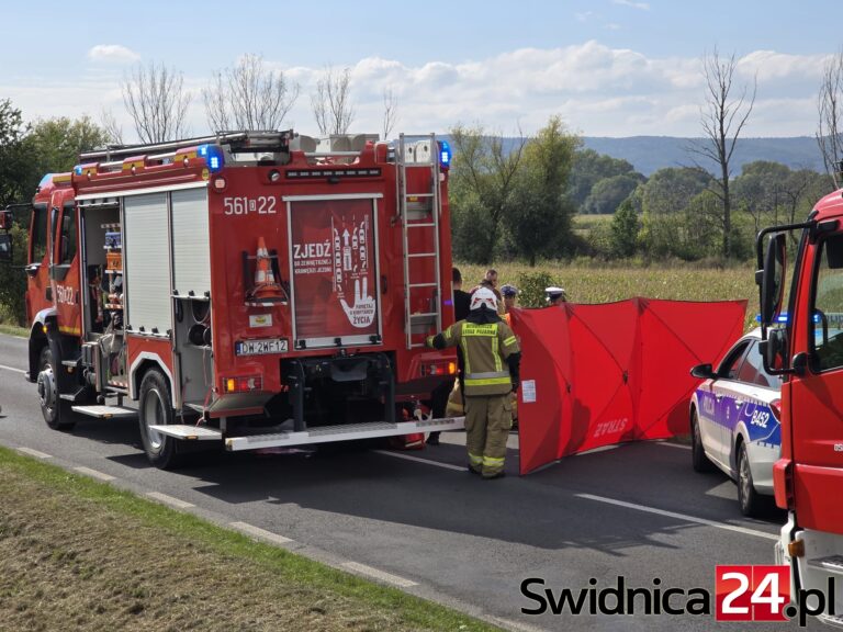Tragiczny wypadek na ulicy Bystrzyckiej w Świdnicy!