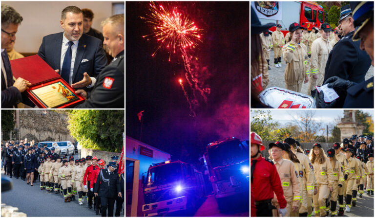 80 lat Ochotniczej Straży Pożarnej w Wierzbnej. Odsłonięto pamiątkową tablicę i wręczono medale za zasługi [FOTO]