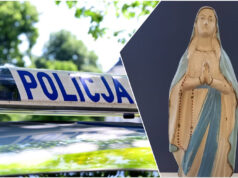 Znaleziono figurkę Matki Boskiej. Policjanci poszukują właściciela