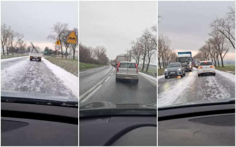 Zimowa aura dała się we znaki. Policjanci apelują o ostrożność na drogach [FOTO/VIDEO]