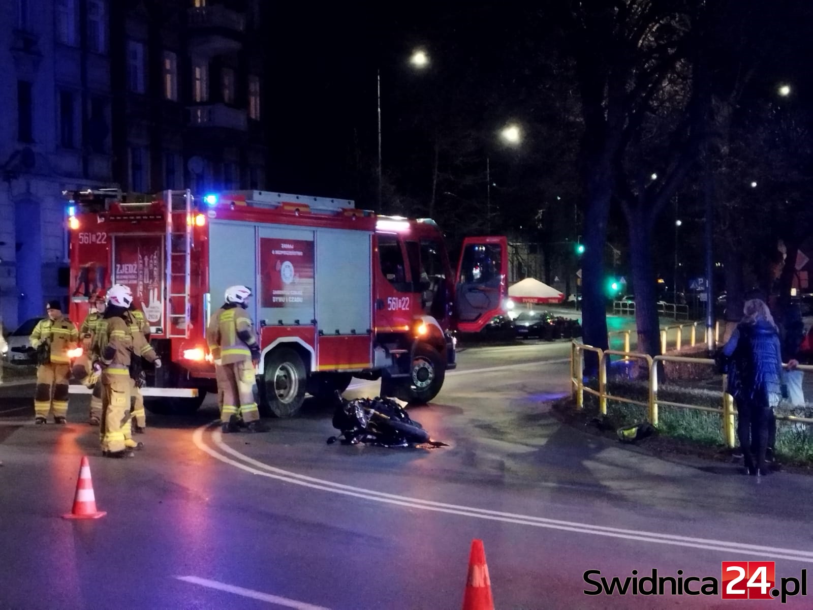Motocyklista stracił panowanie nad pojazdem [FOTO]