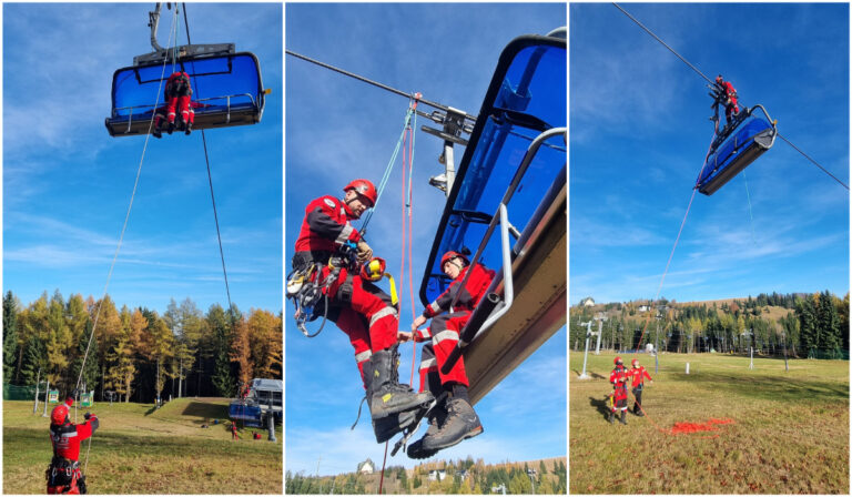 Świdniccy wysokościowcy ćwiczyli w Zieleńcu [FOTO]