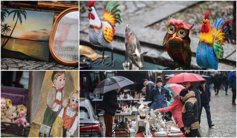 Deszczowa giełda staroci nie odstraszyła miłośników rzeczy niezwykłych [FOTO/VIDEO]