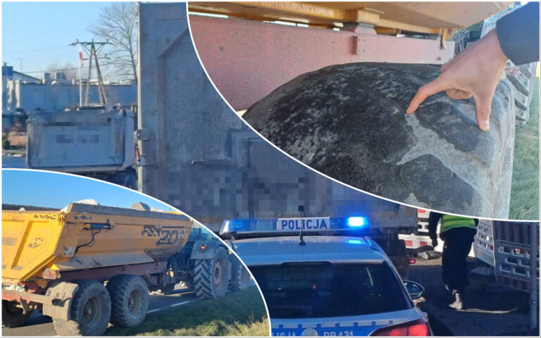 Kontrolowali ciężarówki i auta dostawcze. Policjanci ujawnili 30 naruszeń [FOTO]