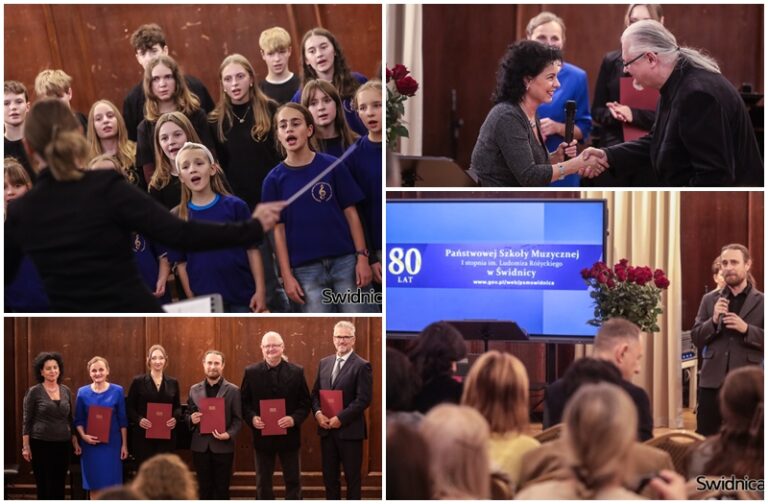 Już 80 lat kształcą młodych muzyków i tworzą wspólnotę artystyczną. Wspomnienia, wzruszenia i podziękowania na jubileuszu Szkoły Muzycznej w Świdnicy [FOTO]
