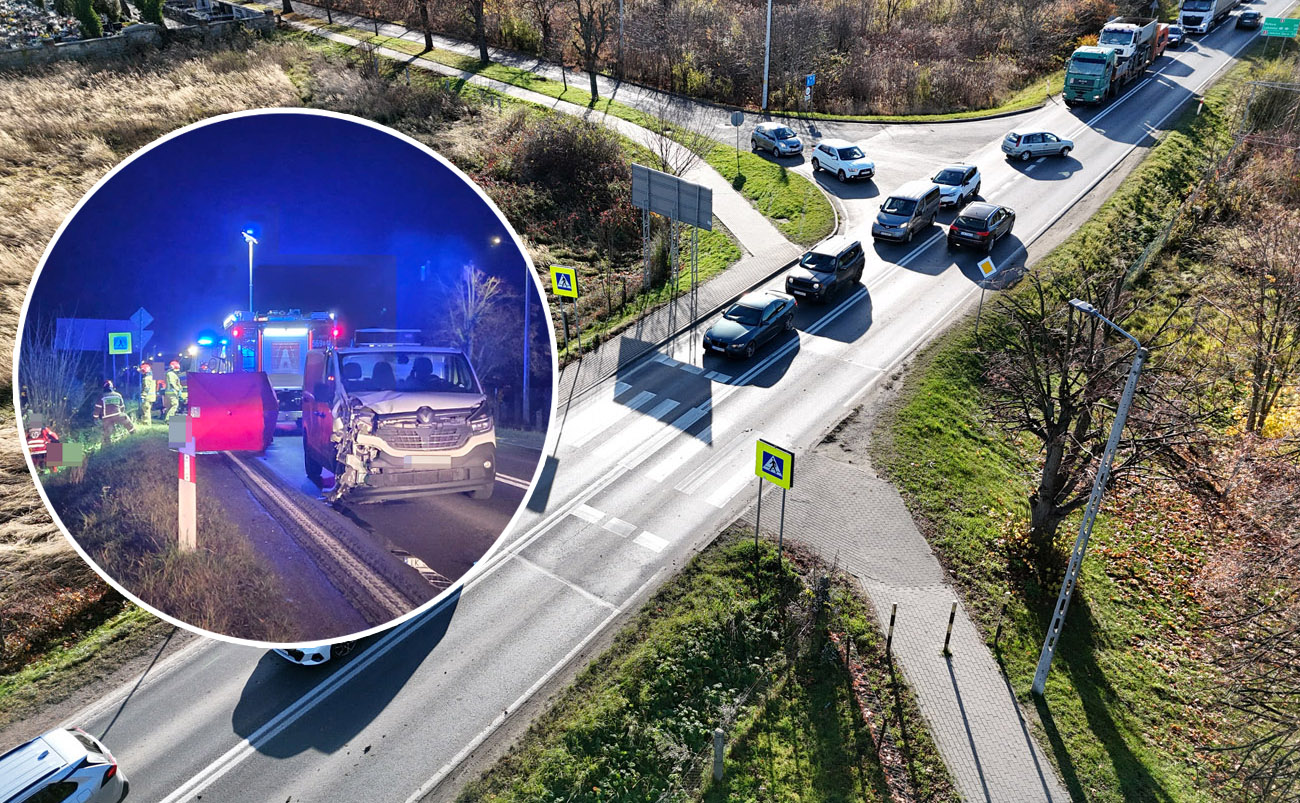 Po tragicznej śmierci dwóch pieszych mieszkańcy piszą petycję o sygnalizację i oświetlenie